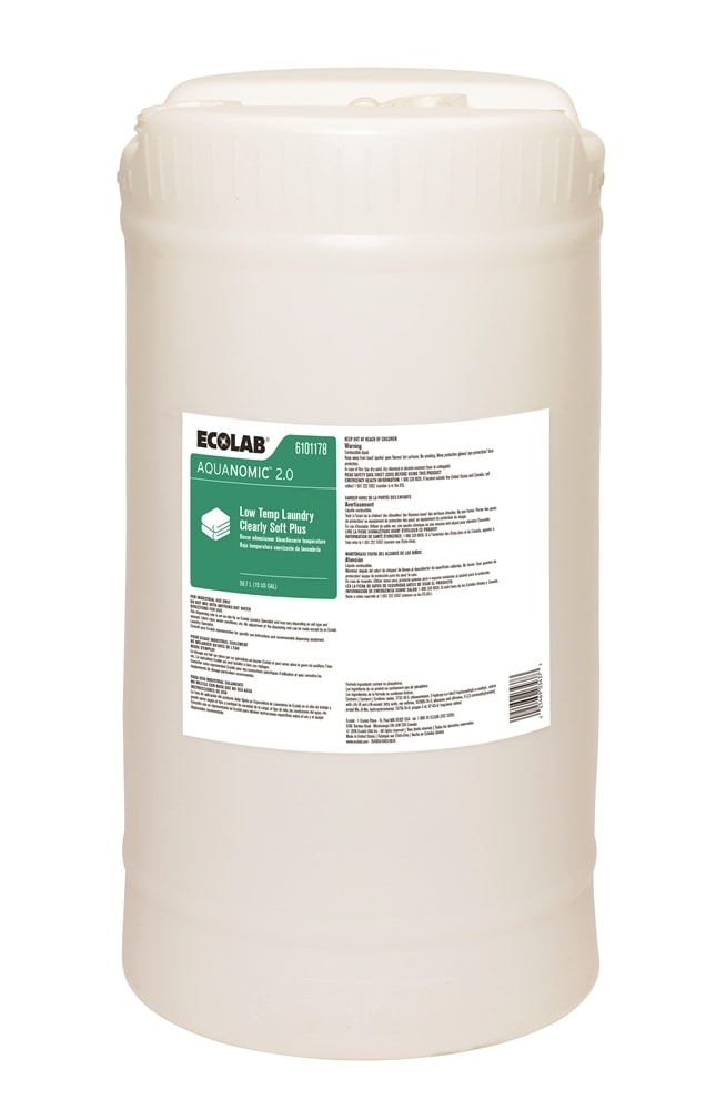GuestSupply US | Ecolab® Aquanomic 2.0 Low-Temp Laundry Clearly